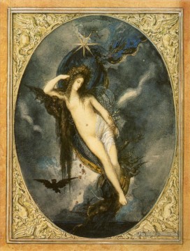 nuit Symbolisme mythologique biblique Gustave Moreau Peinture à l'huile